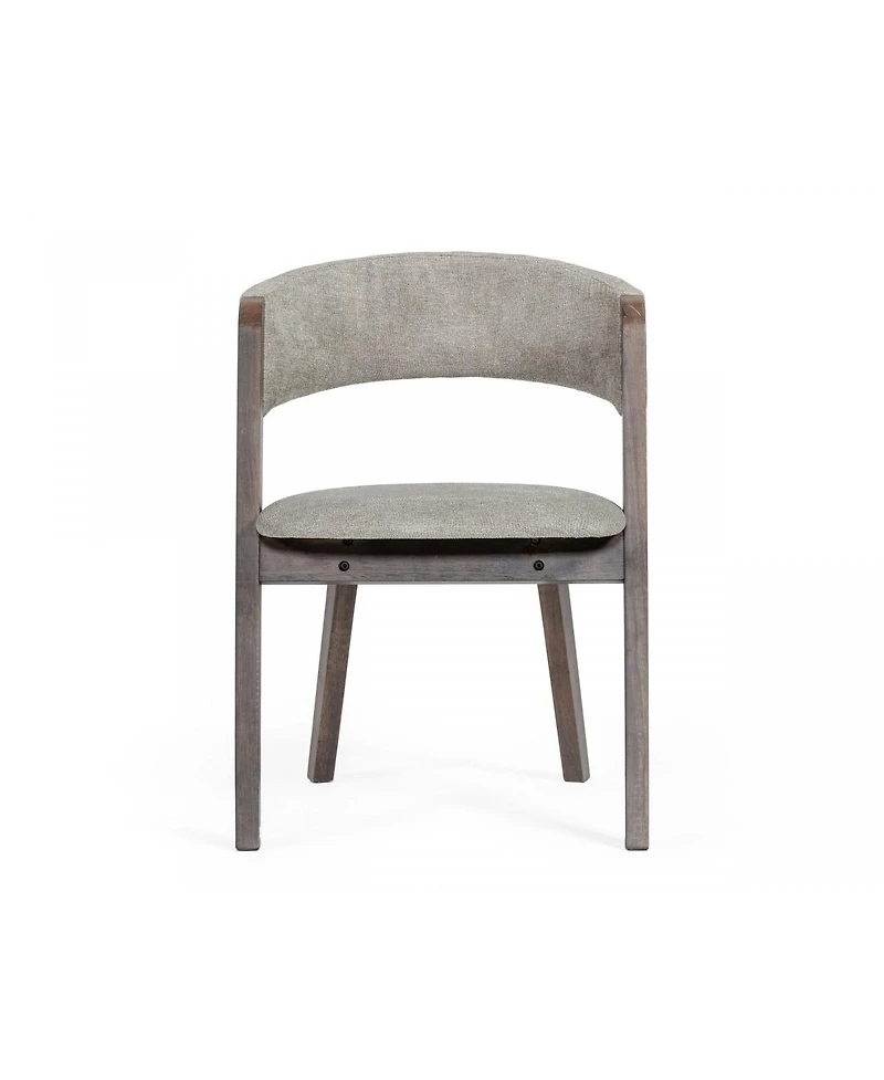 Set of 2 Wenge Dining Chairs for Kitchen Table or Dining Room Seating