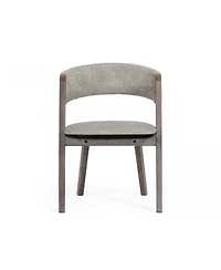 Set of 2 Wenge Dining Chairs for Kitchen Table or Dining Room Seating