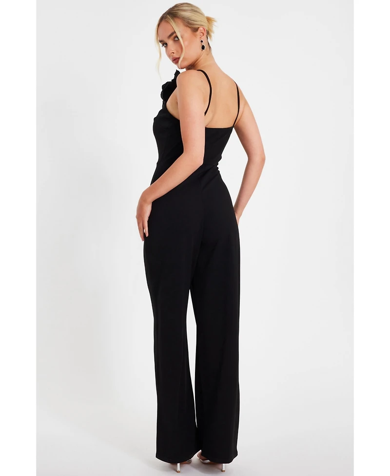Quiz Women's Scuba Crepe Halter Neck Jumpsuit