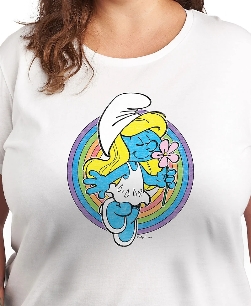 Hybrid Apparel Plus The Smurfette Graphic T-Shirt