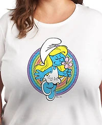 Hybrid Apparel Plus The Smurfette Graphic T-Shirt