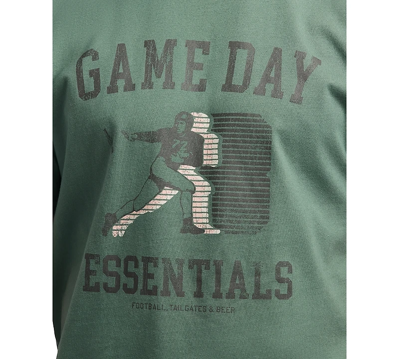 Men's Titus Relaxed Fit Short Sleeve Crewneck Game Day Essentials Graphic T-Shirt