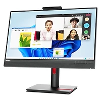 Lenovo ThinkCentre Tiny-In-One 24 Gen 5 23.8" 16:9 Full Hd Ips Wled Lcd Monitor with Webcam, Black