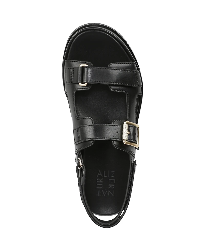 Naturalizer Women's Ziva Round Toe Flatform Sandals