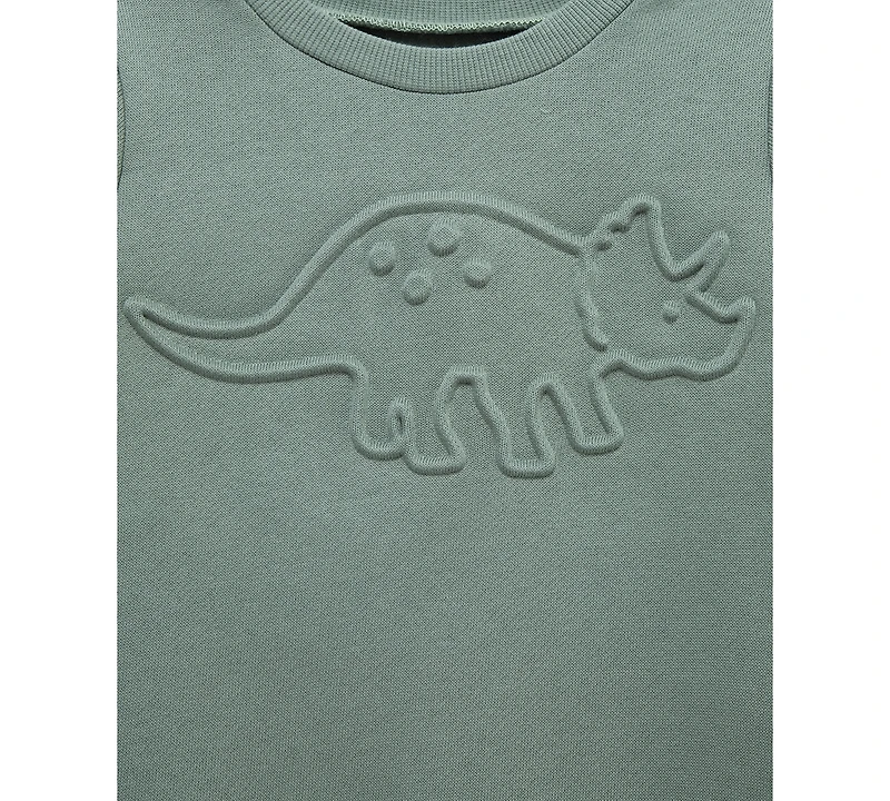 Little Me Baby Boys Dino Sweatshirt & Pants, 2 Piece Set