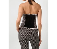 WeWoreWhat Women's Strapless Corset