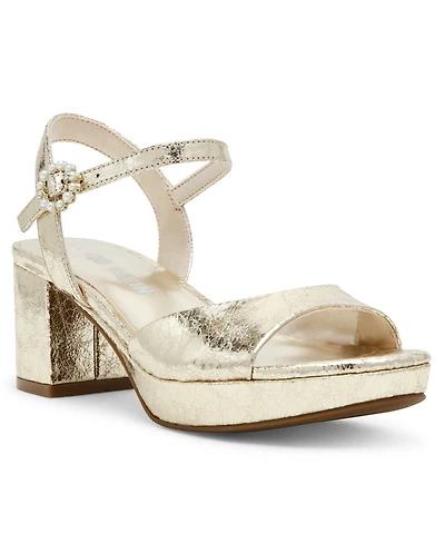 Anne Klein Women's Piper Platform Block Heel Dress Sandals