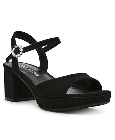 Anne Klein Women's Piper Platform Block Heel Dress Sandals