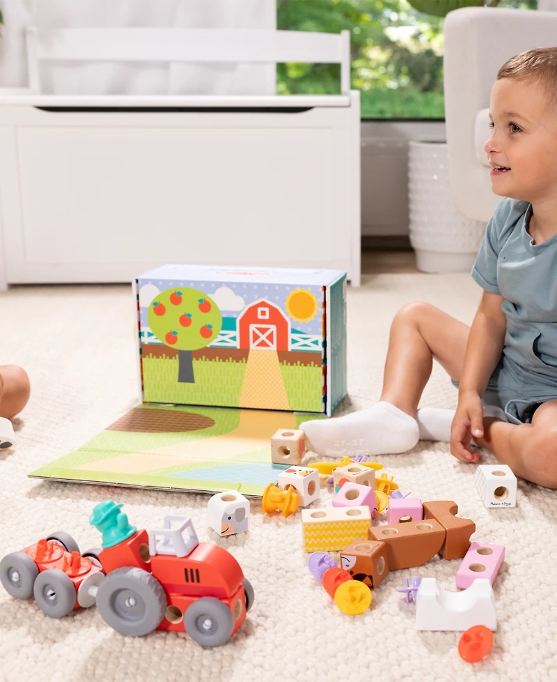 Melissa and Doug Blockables Farm Play Set