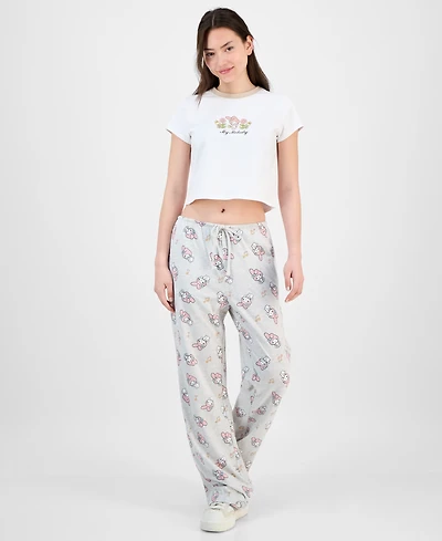 Love Tribe Junior's My Melody Allover-Print Drawstring Pants