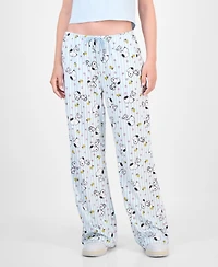Love Tribe Juniors' Snoopy Allover-Print Drawstring Pants
