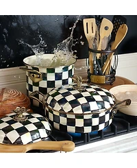 Mackenzie-Childs Courtly Check 5-Quart Casserole Dish