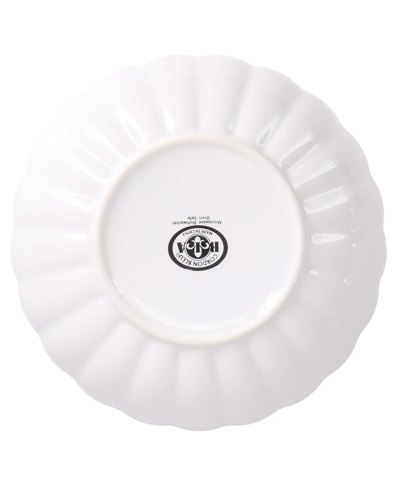 Bia Cordon Bleu Petal 4-Pc. Dinner Bowls Set, Service for 4
