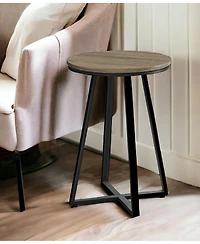 Small Round End Table – Compact Design for Tight Spaces