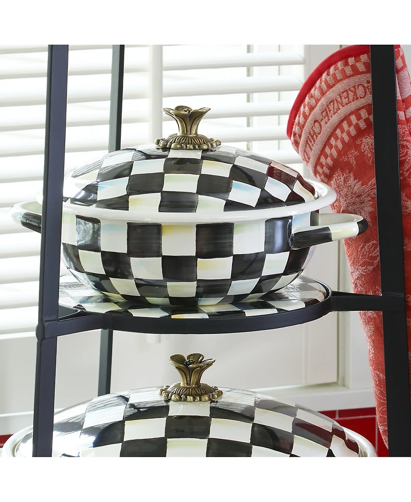 MacKenzie-Childs Courtly Check Medium Casserole Dish