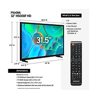32" Class H5000F Series Hd Smart Led Tv - UN32H5000FFXZA