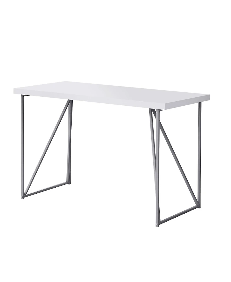 Ergonomic Computer Desk with Keyboard Tray and Monitor Stand
