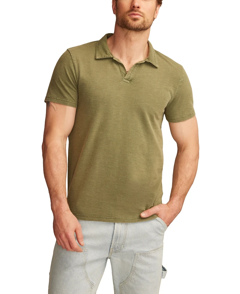 Lucky Brand Men's Jacquard Slub T-Shirt