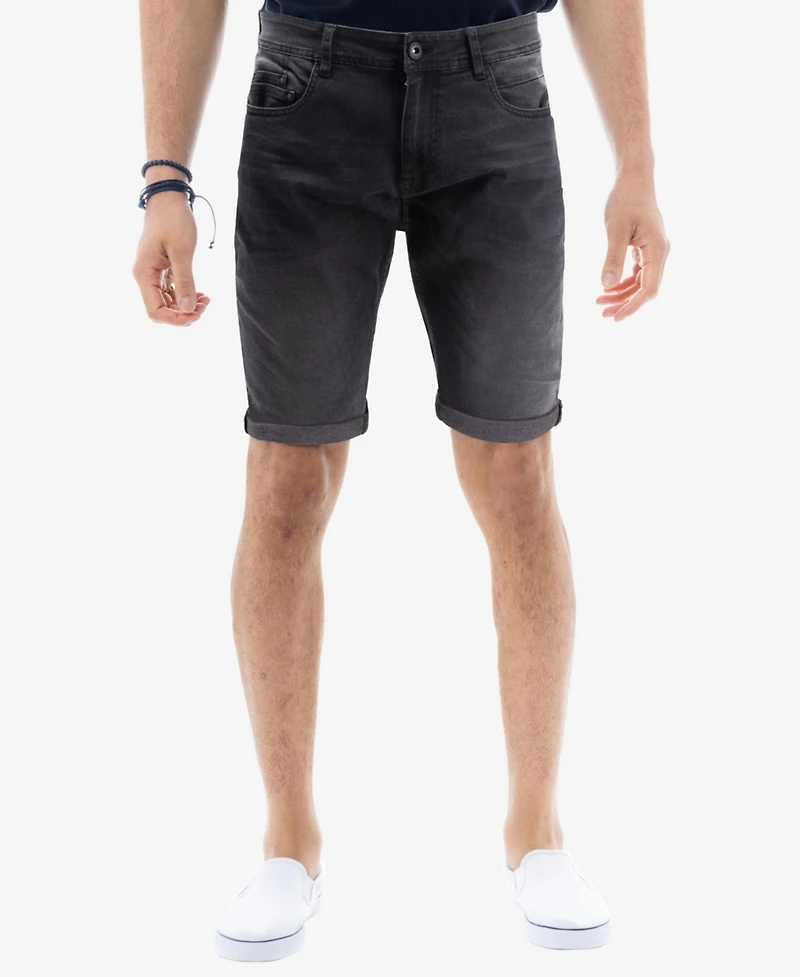 Cultura Men's Roll Up Denim Shorts