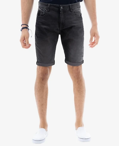 Cultura Men's Roll Up Denim Shorts