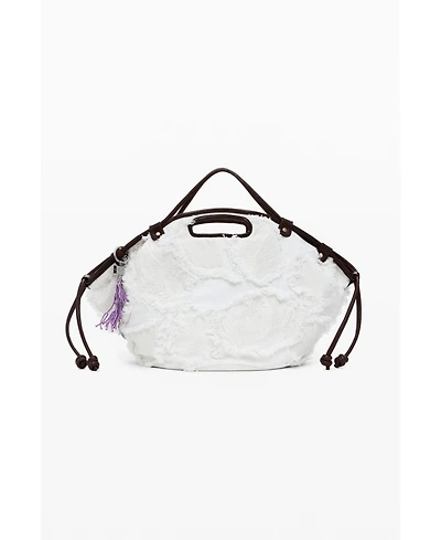 Desigual Women's Embroidered medium bag