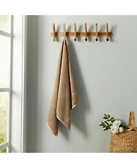 Linery & Co. Quick-Drying Cotton Diamond Waffle Textured 2-Piece Bath Sheet Set