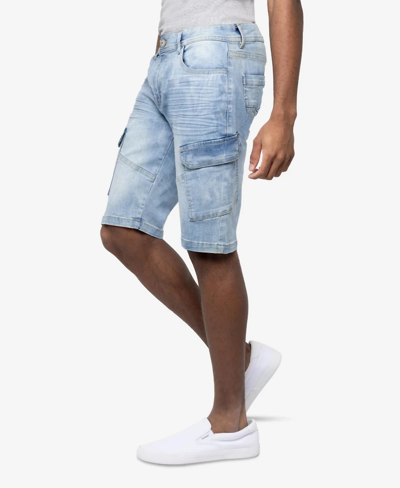 Xray Men's 12" Denim Cargo Shorts