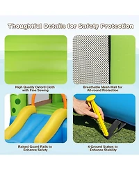 Inflatable Bounce House Jumper Castle Kid's Playhouse without Blower