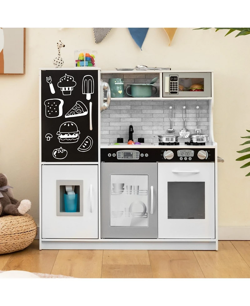 Toddler Pretend Play Kitchen for Boys and Girls 3-6 Years Old