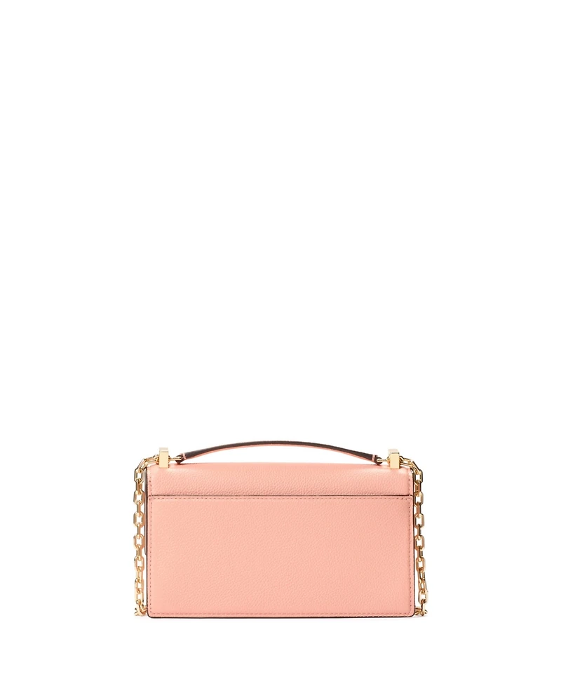 Kate Spade New York Women's Deco Pebbled Mini Flap Chain Crossbody Bag