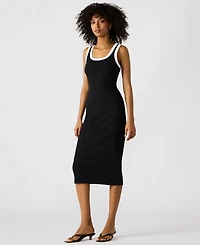 Steve Madden Women's Azalea Contrast-Trim Knit Dress