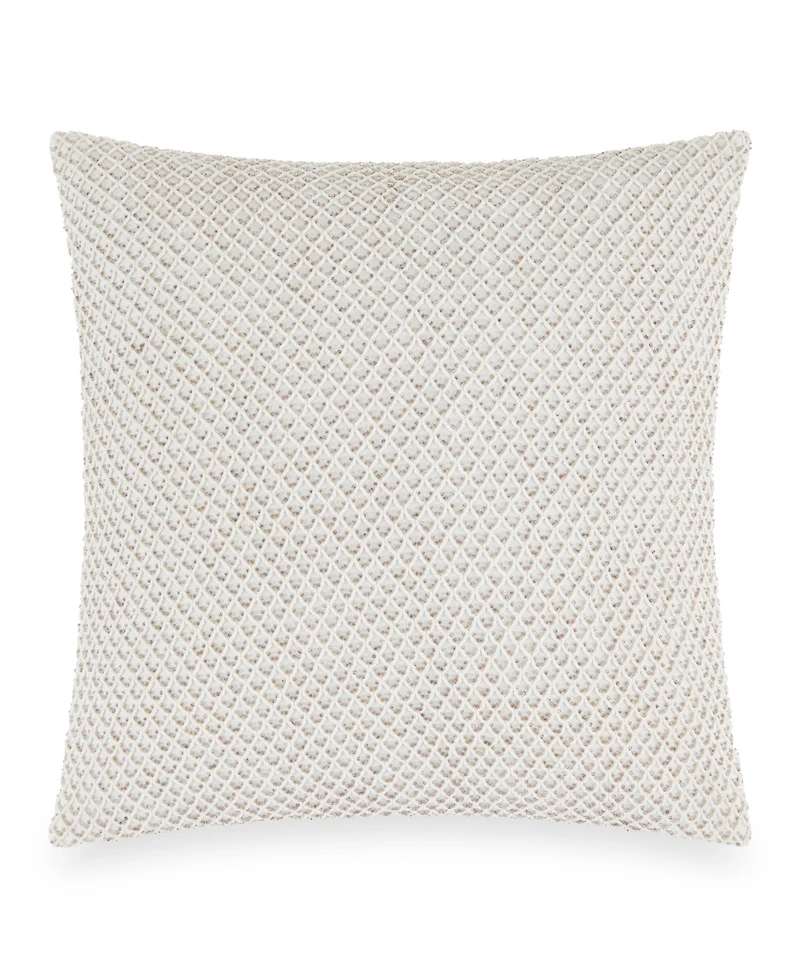 Donna Karan Home Beaded Netting Decorative Pillow, 18" x 18"