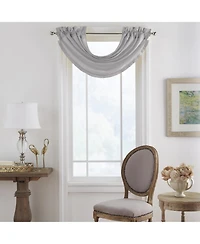 Elrene Home Fashions Versailles Faux Silk Waterfall Window Valance