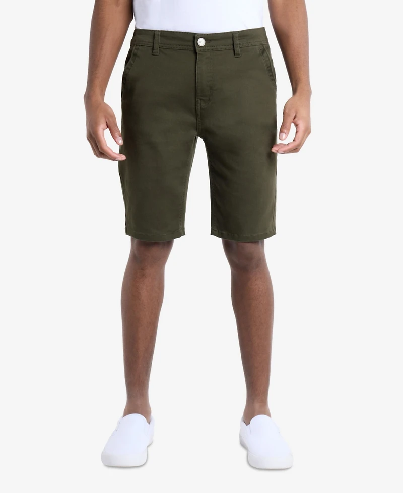 Xray Men's Flat Front 10.5" Chino Shorts