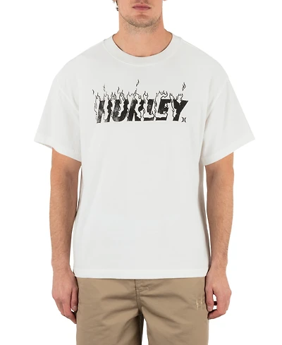 Hurley Men's On Fire Short Sleeve T-Shirt