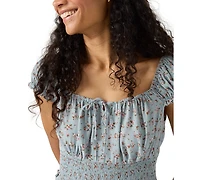 Levi's Women's Yara Printed Crepe Mini Dress