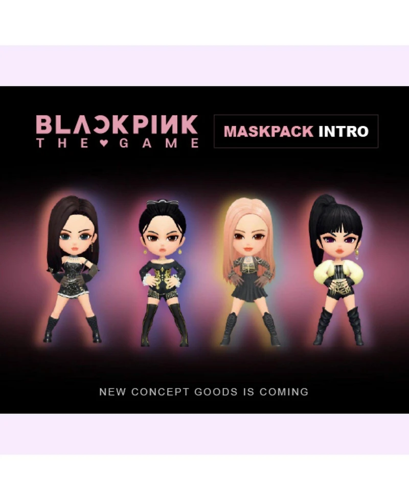 Blackpink The Game" Maskpack Set