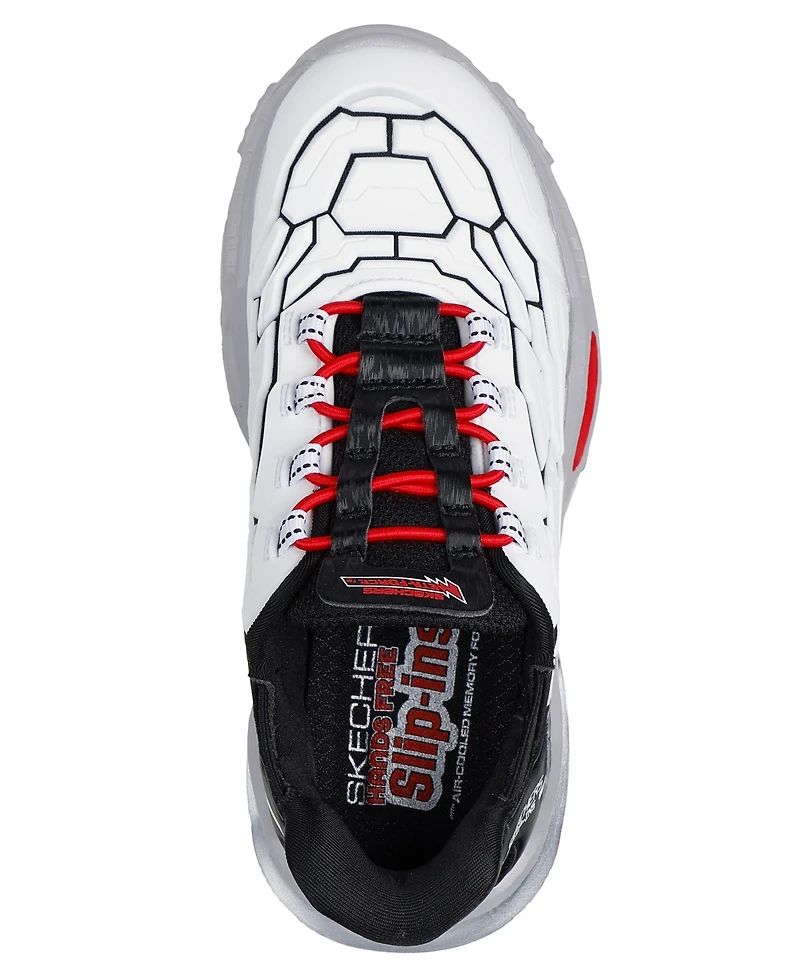 Skechers Little Boys Slip-Ins: Skech Bots - Orbitron Slip-On Athletic Casual Sneakers from Finish Line