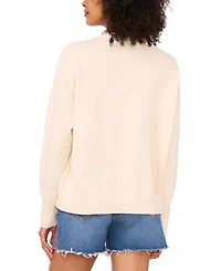 Vince Camuto Women's Cotton Lobster Crewneck Sweater