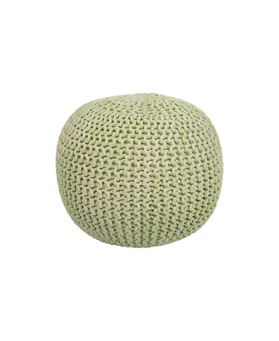Stylish Round Pouf Ottoman for Casual Seating and Modern Home Decor