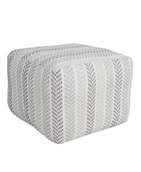 Handcrafted Cotton Ottoman Pouf for Modern Spaces