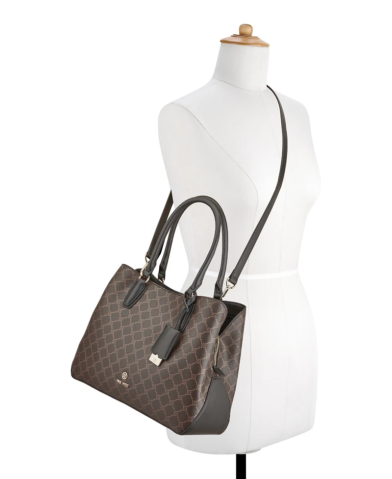 Nine West Lakelyn Triple Compartment Carryall Tote Bag