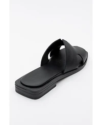 Jez Leather Slide Sandal (Women)