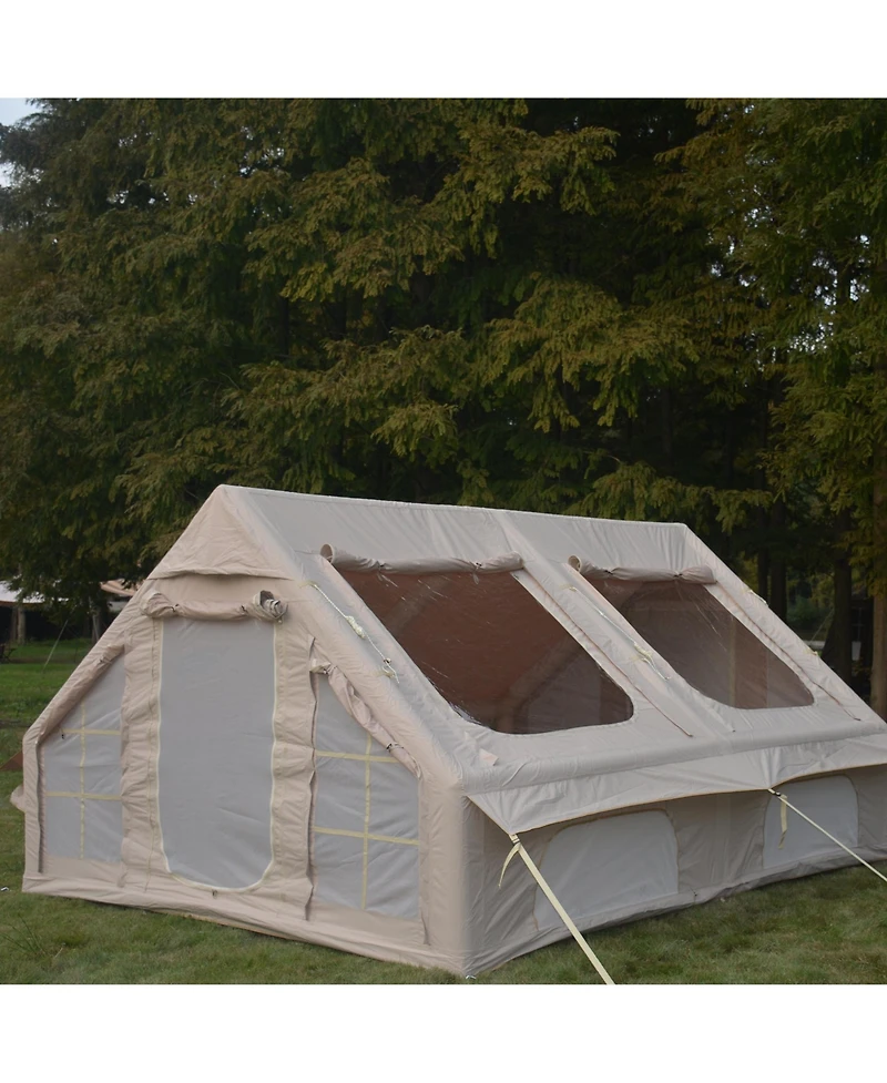 Mondawe 9.8 x13ft Inflatable Camping Tents with Hand Pump