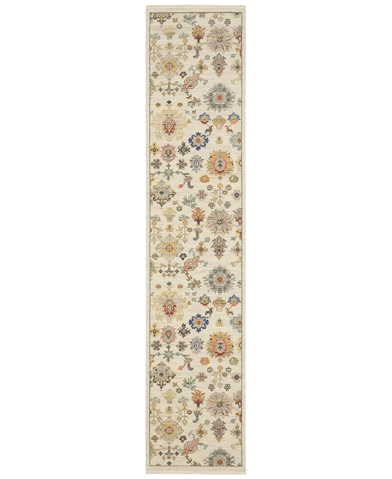 Oriental Weavers Lucca 5507W 2'6"x12' Runner Area Rug