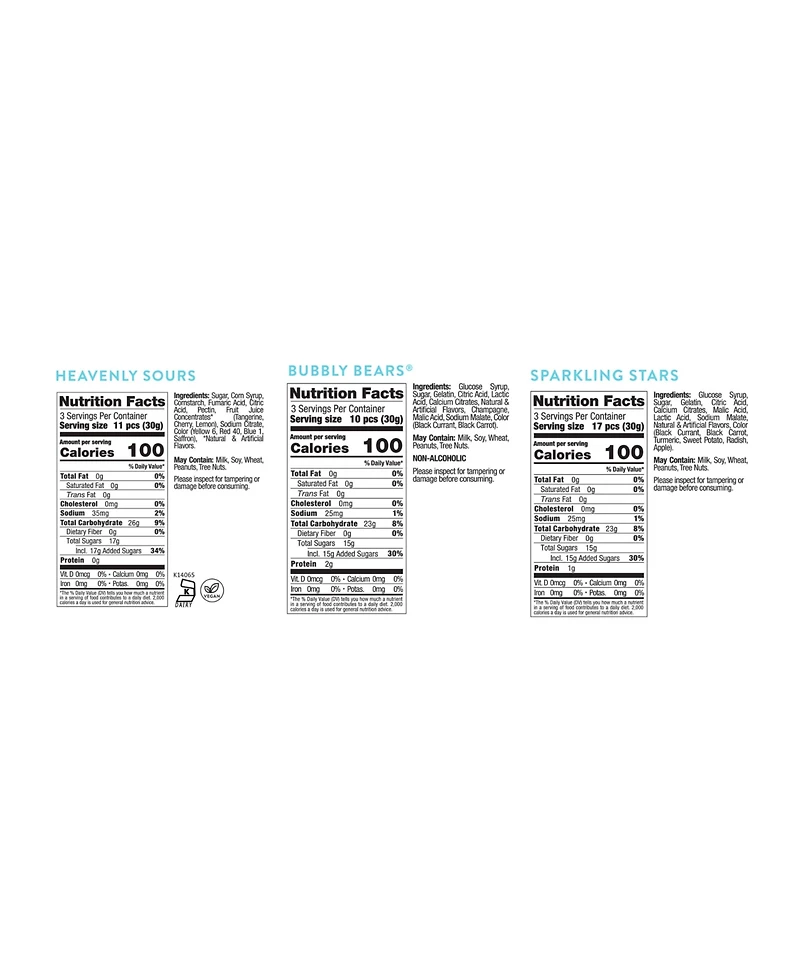 Sugarfina You're a Star Bento, 3 Pieces