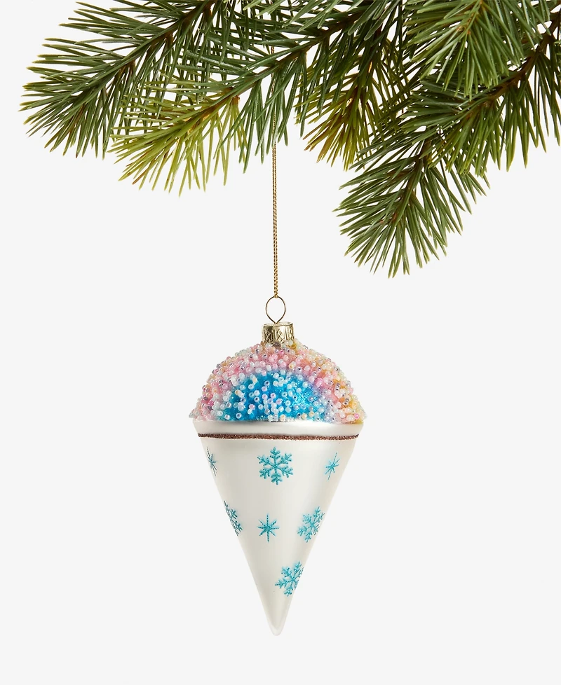 Holiday Lane Sweet Tooth Rainbow Snow Cone Ornament, Exclusively at Macy's