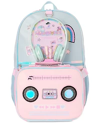 InMocean Big Girls Music Backpack, Lunch Bag & Headphone Set