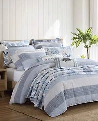 Levtex Sand Stripes Textured -Pc. Duvet Cover Set