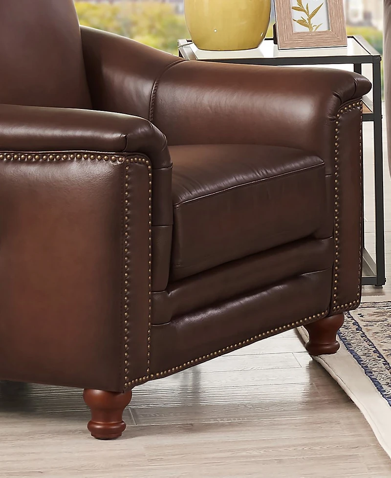 Hydeline Belfast 42" Top Grain Leather Armchair